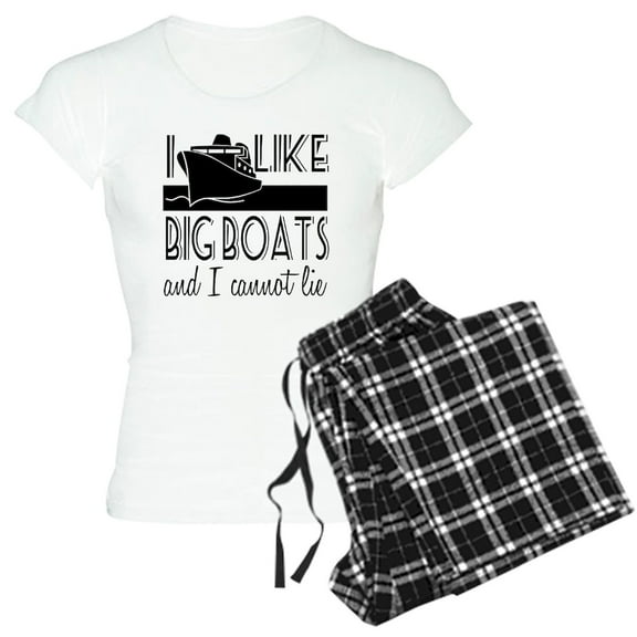 CafePress - I Like Big Boats - Women's Light Pajamas