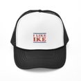 thumbnail image 1 of CafePress - I Like Ike - Adjustable Unisex Printed Trucker Hat with Mesh Back, 1 of 8