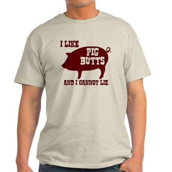 CafePress - I Like Pig Butts T Shirt - Men's Classic Graphic T-Shirt