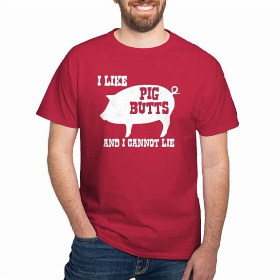CafePress - I Like Pig Butts T Shirt - Men's Classic Cotton T-Shirts