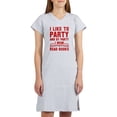 thumbnail image 1 of CafePress - I Like To Party White T Shirt - Women's Nightshirt, 1 of 4