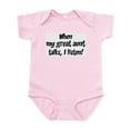 thumbnail image 1 of CafePress - I Listen To Great Aunt Infant Bodysuit - Baby Light Bodysuit, Size Newborn - 24 Months, 1 of 4