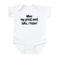 thumbnail image 1 of CafePress - I Listen To Great Aunt Infant Bodysuit - Baby Light Bodysuit, Size Newborn - 24 Months, 1 of 4