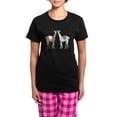 thumbnail image 1 of CafePress - I Llove Llamas Pajamas - Women's Short Sleeve Print T-Shirt and Pants Dark Cotton Pajama Set, 1 of 7