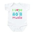 thumbnail image 1 of CafePress - I Love 80'S Music Infant Bodysuit - Baby Light Bodysuit, Size Newborn - 24 Months, 1 of 4