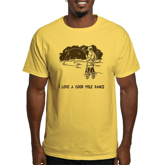 CafePress - I Love A Good Pole Dance Light T Shirt - Men's Classic Graphic T-Shirt