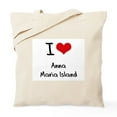 thumbnail image 1 of CafePress - I Love ANNA MARIA ISLAND Tote Bag - Unisex Canvas Tote Bag, Beige, 1-Piece, 1 of 6