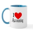 thumbnail image 1 of CafePress - I Love Accounting Mug - 11 oz Ceramic Mug - Novelty Coffee Tea Cup, 1 of 3