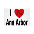 thumbnail image 1 of CafePress - I Love Ann Arbor - Rectangle Magnet, 2"x3" Refrigerator Magnet, 1 of 3