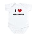 thumbnail image 1 of CafePress - I Love Asparagus Infant Creeper - Baby Light Bodysuit, Size Newborn - 24 Months, 1 of 4