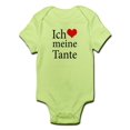 thumbnail image 1 of CafePress - I Love Aunt (German) Infant Bodysuit - Baby Light Bodysuit, 1 of 1