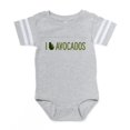thumbnail image 1 of CafePress - I Love Avocados - Cute Infant Baby Football Bodysuit, 1 of 3