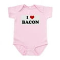 thumbnail image 1 of CafePress - I Love BACON Infant Bodysuit - Baby Light Bodysuit, Size Newborn - 24 Months, 1 of 4