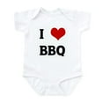 thumbnail image 1 of CafePress - I Love BBQ Infant Bodysuit - Baby Light Bodysuit, Size Newborn - 24 Months, 1 of 4