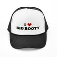 thumbnail image 1 of CafePress - I Love BIG BOOTY - Adjustable Unisex Printed Trucker Hat with Mesh Back, 1 of 8