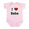 thumbnail image 1 of CafePress - I Love Baba Infant Bodysuit - Baby Light Bodysuit, Size Newborn - 24 Months, 1 of 4