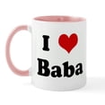 thumbnail image 1 of CafePress - I Love Baba Mug - 11 oz Ceramic Mug - Novelty Coffee Tea Cup, 1 of 3