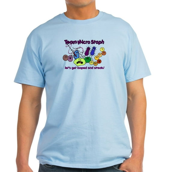 CafePress - I Love Bacteria Light T Shirt - Men's Classic Graphic T-Shirt