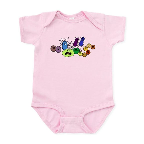 CafePress - I Love Bacteria Too! Infant Bodysuit - Baby Light Bodysuit, Size Newborn - 24 Months