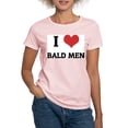 thumbnail image 1 of CafePress - I Love Bald Men Women's Pink T Shirt - Women's Classic T-Shirt, 1 of 4
