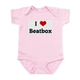 thumbnail image 1 of CafePress - I Love Beatbox Infant Bodysuit - Baby Light Bodysuit, Size Newborn - 24 Months, 1 of 4