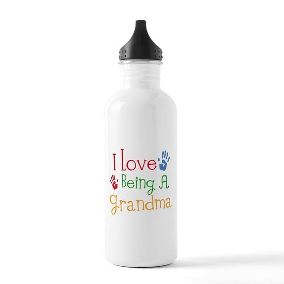 CafePress - I Love Being A Grandma Stainless Water Bottle 1 - Stainless Steel Water Bottle, Sports Bottle, 1.0L