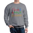 thumbnail image 1 of CafePress - I Love Being A Grandma Sweatshirt - Crew Neck Sweatshirt, 1 of 4