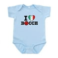 thumbnail image 1 of CafePress - I Love Bocce Infant Bodysuit - Baby Light Bodysuit, Size Newborn - 24 Months, 1 of 4
