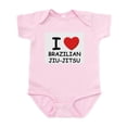 thumbnail image 1 of CafePress - I Love Brazilian Jiu Jitsu Infant Bodysuit - Baby Light Bodysuit, Size Newborn - 24 Months, 1 of 4