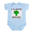 thumbnail image 1 of CafePress - I Love Broccoli Infant Creeper - Baby Light Bodysuit, Size Newborn - 24 Months, 1 of 4