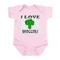 thumbnail image 1 of CafePress - I Love Broccoli Infant Creeper - Baby Light Bodysuit, Size Newborn - 24 Months, 1 of 4