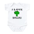 thumbnail image 1 of CafePress - I Love Broccoli Infant Creeper - Baby Light Bodysuit, Size Newborn - 24 Months, 1 of 4