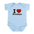 thumbnail image 1 of CafePress - I Love Brooklyn Infant Bodysuit - Baby Light Bodysuit, Size Newborn - 24 Months, 1 of 4