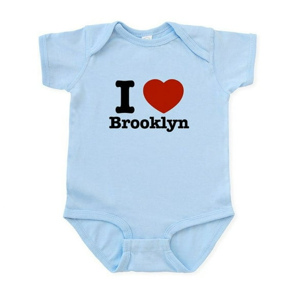 CafePress - I Love Brooklyn Infant Bodysuit - Baby Light Bodysuit, Size Newborn - 24 Months