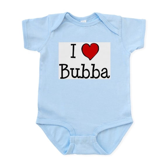 CafePress - I Love Bubba Infant Bodysuit - Baby Light Bodysuit, Size Newborn - 24 Months