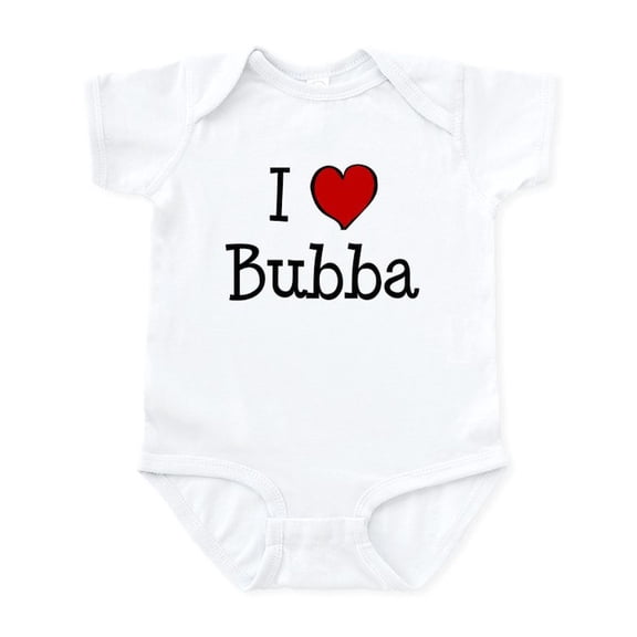 CafePress - I Love Bubba Infant Bodysuit - Baby Light Bodysuit, Size Newborn - 24 Months