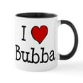 thumbnail image 1 of CafePress - I Love Bubba Mug - 11 oz Ceramic Mug - Novelty Coffee Tea Cup, 1 of 4