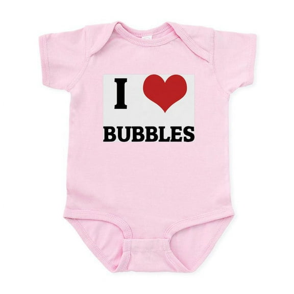 CafePress - I Love Bubbles Infant Creeper - Baby Light Bodysuit, Size Newborn - 24 Months