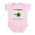thumbnail image 1 of CafePress - I Love Buggers Infant Creeper - Baby Light Bodysuit, Size Newborn - 24 Months, 1 of 4