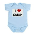 thumbnail image 1 of CafePress - I Love CAMP Infant Bodysuit - Baby Light Bodysuit, Size Newborn - 24 Months, 1 of 4