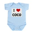 thumbnail image 1 of CafePress - I Love COCO Infant Bodysuit - Baby Light Bodysuit, Size Newborn - 24 Months, 1 of 4