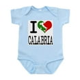 thumbnail image 1 of CafePress - I Love Calabria Italian Infant Bodysuit - Baby Light Bodysuit, Size Newborn - 24 Months, 1 of 4
