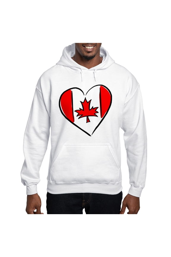 - I Love Canada Hooded Sweatshirt - Pullover Hoodie, Hooded Sweatshirt