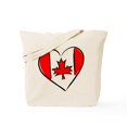 thumbnail image 1 of CafePress - I Love Canada Tote Bag - Unisex Canvas Tote Bag, Beige, 1-Piece, 1 of 9