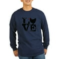 thumbnail image 1 of CafePress - I Love Chicken T Shirt, Chicken Lover T Shirt Men - Long Sleeve Dark T-Shirt, 1 of 4