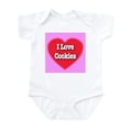 thumbnail image 1 of CafePress - I Love Cookies Infant Bodysuit - Baby Light Bodysuit, Size Newborn - 24 Months, 1 of 4