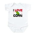 thumbnail image 1 of CafePress - I Love Corn Infant Bodysuit - Baby Light Bodysuit, Size Newborn - 24 Months, 1 of 4