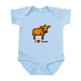 thumbnail image 1 of CafePress - I Love Cows Infant Bodysuit - Baby Light Bodysuit, Size Newborn - 24 Months, 1 of 4