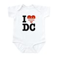 thumbnail image 1 of CafePress - I Love DC Infant Bodysuit - Baby Light Bodysuit, Size Newborn - 24 Months, 1 of 4