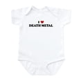 thumbnail image 1 of CafePress - I Love DEATH METAL Infant Bodysuit - Baby Light Bodysuit, Size Newborn - 24 Months, 1 of 4